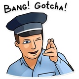 Meme Police WhatsApp Sticker #20