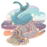 Merman WhatsApp Sticker #12