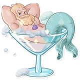 Merman WhatsApp Sticker #14