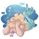 Merman WhatsApp Sticker #8