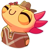 Mexican Axolotl WhatsApp Sticker #11