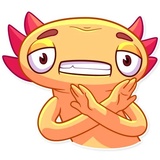 Mexican Axolotl WhatsApp Sticker #20