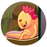 Mexican Axolotl WhatsApp Sticker #23