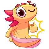 Mexican Axolotl WhatsApp Sticker #3