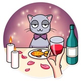 Mia Cat Lady WhatsApp Sticker #22