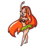 Mia's Vacation WhatsApp Sticker #2