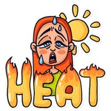 Mia's Vacation WhatsApp Sticker #4