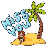 Mia's Vacation WhatsApp Sticker #8