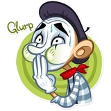 Mike The Mime WhatsApp Sticker #11