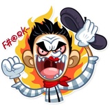 Mike The Mime WhatsApp Sticker #16