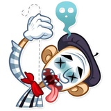 Mike The Mime WhatsApp Sticker #17