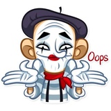 Mike The Mime WhatsApp Sticker #18