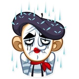 Mike The Mime WhatsApp Sticker #21