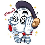 Mike The Mime WhatsApp Sticker #7