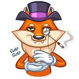 Millionaire Fox WhatsApp Sticker #13