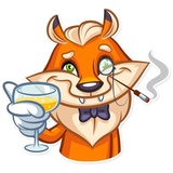 Millionaire Fox WhatsApp Sticker #15