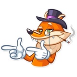 Millionaire Fox WhatsApp Sticker #16