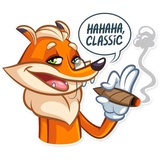 Millionaire Fox WhatsApp Sticker #20