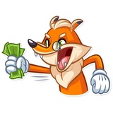 Millionaire Fox WhatsApp Sticker #21