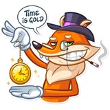 Millionaire Fox WhatsApp Sticker #22