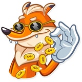 Millionaire Fox WhatsApp Sticker #24