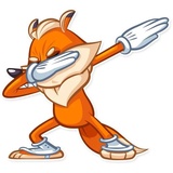 Millionaire Fox WhatsApp Sticker #25