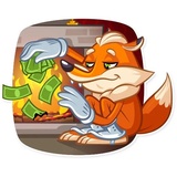 Millionaire Fox WhatsApp Sticker #27