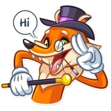 Millionaire Fox WhatsApp Sticker #5