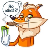 Millionaire Fox WhatsApp Sticker #6