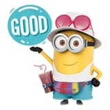 Cool Minions WhatsApp Sticker #7