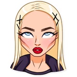 Miss Alena WhatsApp Sticker #10