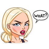 Miss Alena WhatsApp Sticker #20