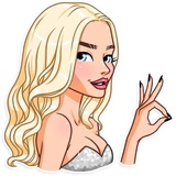 Miss Alena WhatsApp Sticker #27