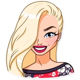 Miss Alena WhatsApp Sticker #7