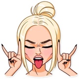 Miss Alena WhatsApp Sticker #9