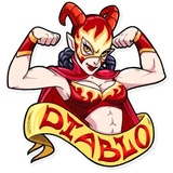 Miss Devil WhatsApp Sticker #20
