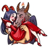 Miss Devil WhatsApp Sticker #22