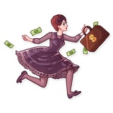 Miss Hepburn WhatsApp Sticker #10