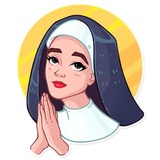 Miss Hepburn WhatsApp Sticker #20