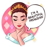 Miss Hepburn WhatsApp Sticker #22