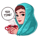 Miss Hepburn WhatsApp Sticker #9