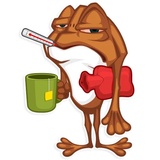 Mr. Frogo WhatsApp Sticker #25