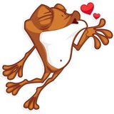 Mr. Frogo WhatsApp Sticker #6