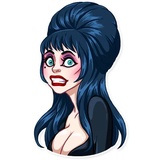 Ms. Elvira WhatsApp Sticker #11