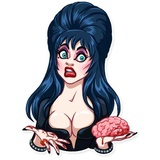 Ms. Elvira WhatsApp Sticker #12