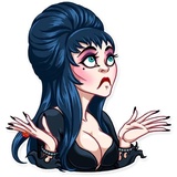 Ms. Elvira WhatsApp Sticker #13