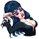 Ms. Elvira WhatsApp Sticker #14