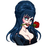 Ms. Elvira WhatsApp Sticker #16