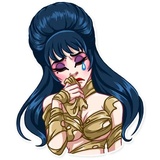 Ms. Elvira WhatsApp Sticker #17