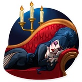 Ms. Elvira WhatsApp Sticker #19